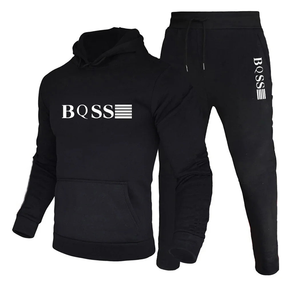 Men's Sports Suits Fashion Tracksuit Women Hoodies + Pants Two Pieces Sets Running Casual Sweatshirts Sweatpants Men's Clothing