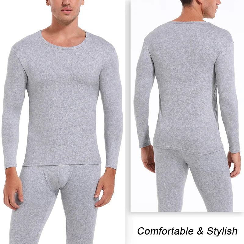 Thermal Underwear for Men Long Johns Sport Base layer Fall/Winter Joker Long-sleeved Home Suit Sports Elastic Waist Pants New