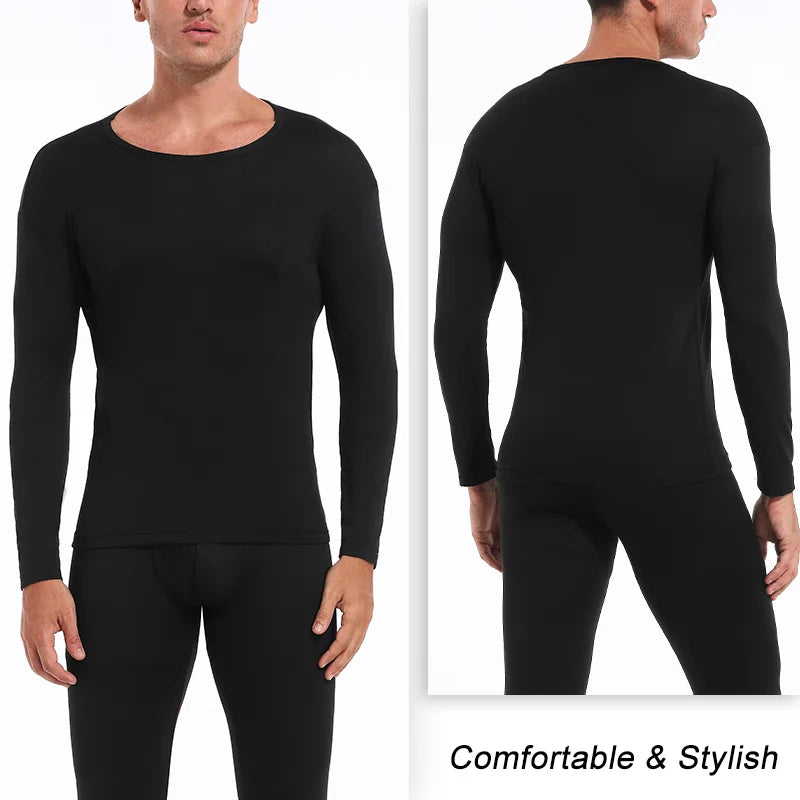 Thermal Underwear for Men Long Johns Sport Base layer Fall/Winter Joker Long-sleeved Home Suit Sports Elastic Waist Pants New